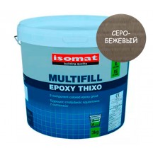 ISOMAT MULTIFILL-EPOXY THIXO - 2-компонентная эпоксидная затирка и клей для плитки (Серо-бежевый)