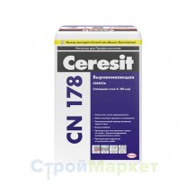 Выравнивающая смесь Ceresit CN 178 для пола от 5 до 80 мм